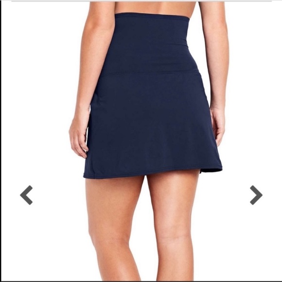 Lands' End | Swim | Lands End Swim Skirt High Rise Blue Tummy Control
